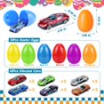 thumbnail image 2 of Huevos de Pascua Letapapa con coches fundidos a presión para niños y niños, paquete de 12, 2 of 7