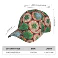thumbnail image 2 of Honeii Cactus 4 Print Hat, Women's Baseball Hat Unisex Fit, Baseball Cap,Adjustable One Size, 2 of 6
