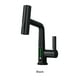 thumbnail image 3 of Injueey Pulverizador de flujo ascendente de acero inoxidable - Grifo mezclador de fregadero de agua fría y caliente Juegos de accesorios de baño negro, 3 of 6
