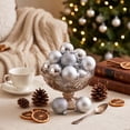 thumbnail image 2 of 24pcs Mini Christmas Balls Ornaments, Christmas Ball Set, Shatterproof Christmas Hanging Balls for Xmas Tree, Holiday, Wedding, Mardi Gras Party, 2 of 7