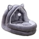 thumbnail image 3 of Cama cálida para gatos para el invierno, nido de cueva cálido, semicerrado, otoño/invierno, cómodo, acogedor, cama para dormir para mascotas, casa par, 3 of 8