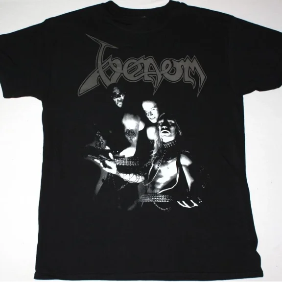 RARE VENOM BAND NEW BLACK Cotton Unisex T-Shirt S-2345XL DI954