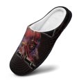 thumbnail image 3 of Tool Band Lateralus Rock Fuzzy Cotton Slippers For Mens Winter Cotton Lightweight Anti-slip Rubber Sole Slippers House Open Back Slippers Closed Toe Slippers, 3 of 9