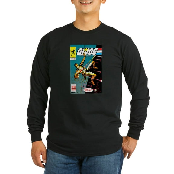 CafePress - G.I. Joe Silent Interlud Men's Long Sleeve T Shirt - Long Sleeve Dark T-Shirt