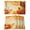 Orange, variant on Teal Green Ombre Clouds Placemats Set of 4 Modern Abstract Gradient Cloud Place Mats Indoor Wipeable Table Mats Washable Cloth Dining Table Placemats for Kitchen Holiday Party Home Decor 13x19 Inch