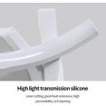 thumbnail image 5 of Aplique de pared LED, aplique de pared moderno para interiores de 22 W, aplique de pared de metal creativo 1800 lm para dormitorio, hogar, pasillo, sala de estar 6000 K (blanco frío), 5 of 5