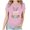 Pink, variant on VBTAPA Easter Day Shirts Womens Bunny Eggs Printed T-Shirt Short Sleeve Crewneck Graphic Tee Tops Gifts for Teen Girls Army Green XXL