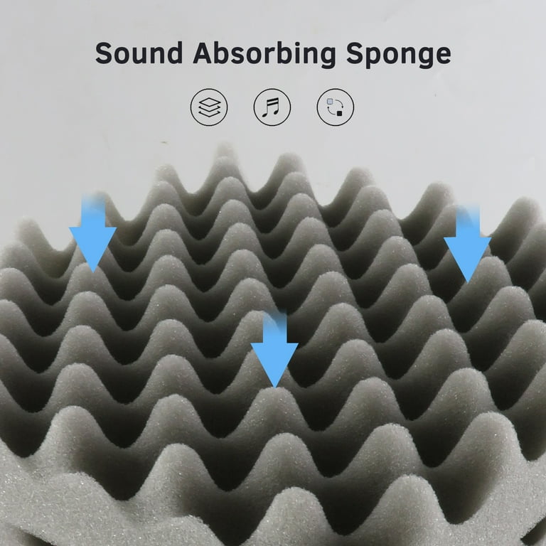 12PCS 30 30 5cm Acoustic Foam Panels Egg Foam Pad Sound Isolation Foam for Home Studio Theater KTV