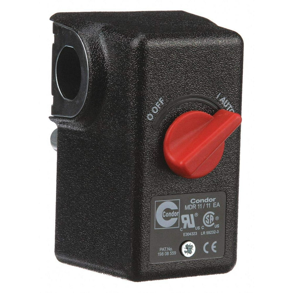 Condor MDR11/11 Pressure Switch Control Valve 80100 PSI 1 Port 1/4 Condor MDR11/11 Pressure Switch Control Valve 80100 PSI 1 Port 1/4