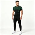 thumbnail image 7 of KLHDSF Men's Athletic Short Sleeve Compression Shirts Stretch Performance T-Shirt Running Workout Tops Quick Dry Base Layer Green XXL, 7 of 7
