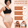 thumbnail image 4 of Werena Tummy Control Shapewear Panties for Women Midriff Waisted Shaping Underwear Body Shaper Slimming Panty Girdle, 4 of 6