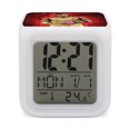 thumbnail image 1 of Gianluigi Donnarumma-theme 7 colors Alarm Clock Digital LED Alarm Clock Gifts for kids friends family, 1 of 6