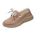 thumbnail image 2 of Chaussures Bateau IUJSOY Femmes à Lacets Chaussures de Marche Confortables Semelle Épaisse Souple Espadrilles Mode Mocassins, 2 of 9