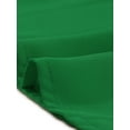 thumbnail image 5 of INSPIRE CHIC Women's Dress Cap Sleeves Wrap V Neck Flowy Ruffle Pleated Casual with Belt Midi Dresses XL Green, 5 of 6