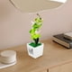 thumbnail image 5 of KAKOWELY Bonsái de orquídea polilla artificial para decoración de escritorio, flor artificial en maceta, planta en maceta simulada, 5 of 5
