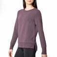 thumbnail image 4 of Mondetta Women's Long Sleeve Brushed Tunic (Shadow Plum, Large), 4 of 5
