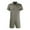 Gray, variant on Odeerbi Work Coverall for Men Overall Shorts Fashion 2025 Casual Tight Lapel Solid Color Jumpsuit Half Shorts Gray