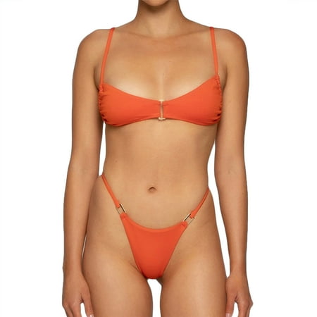 WEAIXIMIUNG Womens Swimsuits Women Bikini Set Swimwear Push-Up Padded Bra Swimsuit Beachwear Bathing Suit 6169 Women