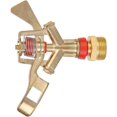 thumbnail image 5 of Boquilla de riego de aleación de zinc con rosca macho, aspersor de impacto G3/4in para trabajo pesado Cabezal de aspersor de aleación de zinc ajustable de 360 ​​° Boquilla de riego para vaso de jardí TUNC Sencillez, 5 of 5