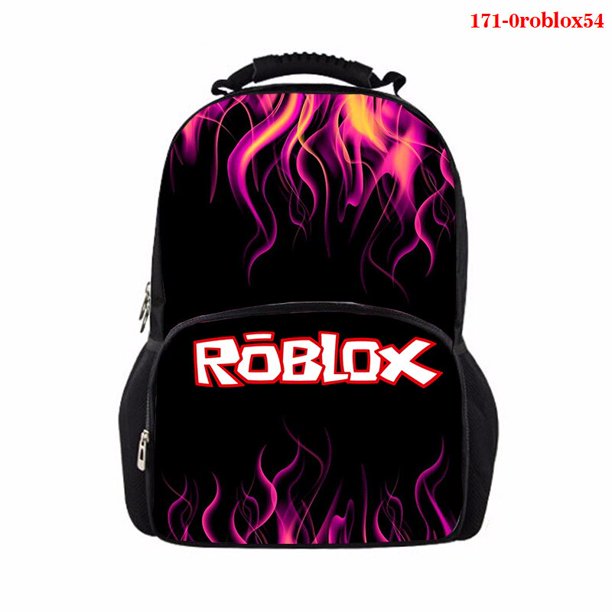 Roblox-mochila con estampado Digital 3D para niños y estudiantes, Bolsa Escolar de gran capacidad con cremallera, a todo Color, 10 unidades