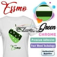 thumbnail image 1 of ESSMO Green Chrome Heat Transfer Vinyl HTV Sheet T-Shirt 20" Wide Iron On Heat Press 20"x24", 1 of 7