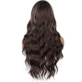 thumbnail image 5 of Long Wavy Wigs for Women Synthetic Hair Wigs Lace Front Wigs Middle Part Hair Replacement Wigs Heat Resistant Fiber for Daily Use A2, 5 of 7