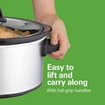 thumbnail image 4 of Hamilton Beach Elite Set N' Forget Oval Slow Cooker, 6-qt, 4 of 5