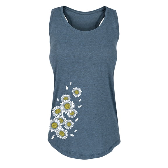 Instant Message - Daisies Side Hit - Women's Racerback Tank