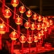 thumbnail image 1 of Cadena de luces de farolillo rojo para decoración de bodas y Año Nuevo de China, 1 of 7