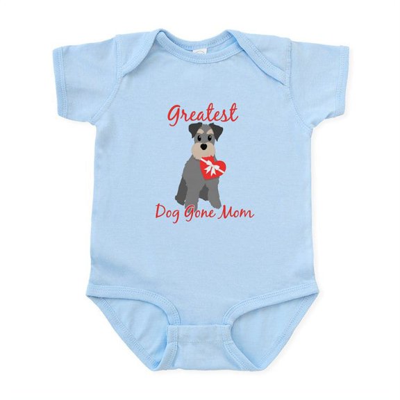 CafePress - Greatest Dog Gone Mom Baby Light Bodysuit - Baby Light Bodysuit, Size Newborn - 24 Months