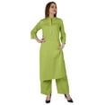 thumbnail image 5 of Bimba Traditional Indian Solid Dress For Women Indian Ethnic Kurta And Pants Palazzo Set, 5 of 7