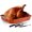 Copper, variant on OVENTE 13 x 9.4" Stainless Steel Roasting Pan with Rack, Silver CWR23131S | Nonstick Small Roaster Tray, Oven and Dishwasher Safe Bakeware Dish for Chicken, Ham, Lasagna, Roasted Beef or Veggies