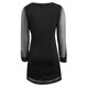 thumbnail image 5 of Vestido camisero para mujer Perspectiva de malla transparente Manga larga Cuello en V Mini vestidos cortos Pompotops hdfakjf1557, 5 of 5