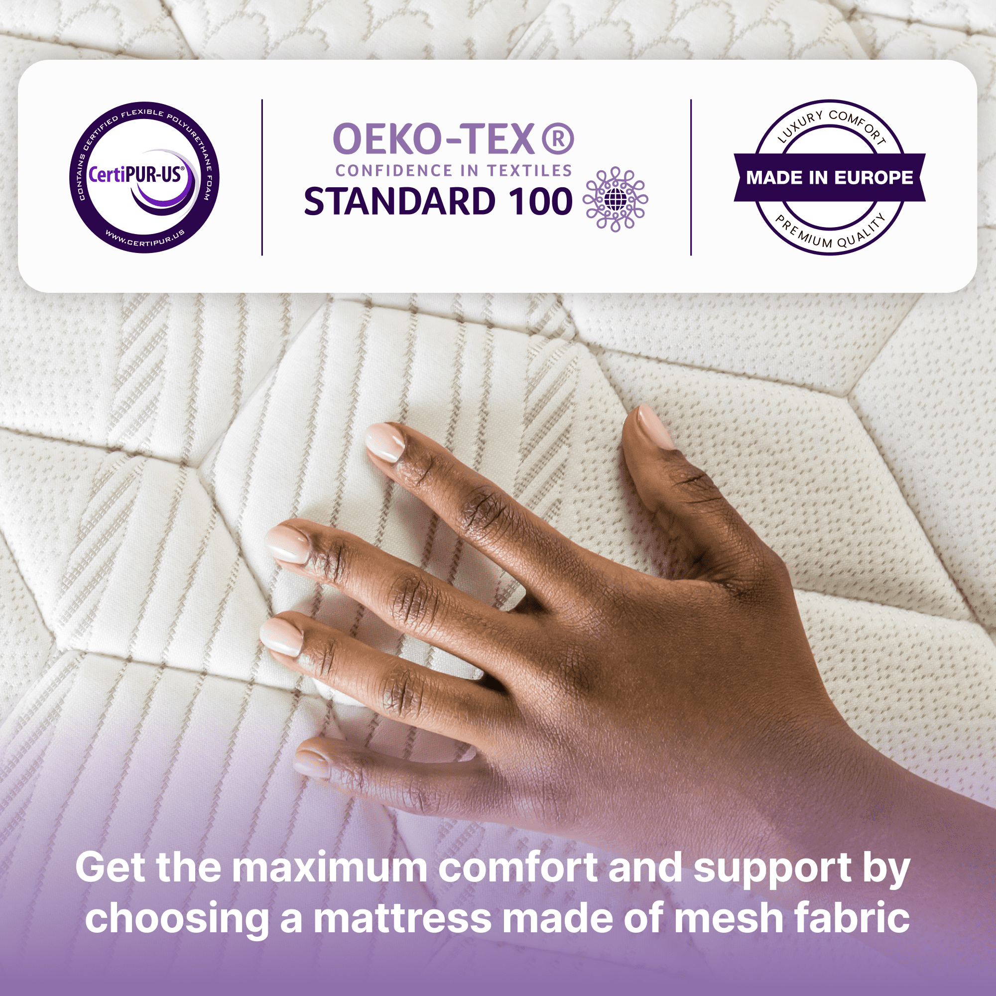 NapQueen Victoria 8" Medium Firm, Hybrid of Cooling Gel Infused Memory Foam and Pocket Spring Mattre(图2)