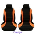 thumbnail image 4 of 4pcs/set Car seat Cover Protector Seat Comfortable Dustproof Headrest Front Seat Covers, 4 of 8