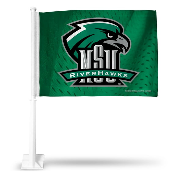 NORTHEASTERN STATE CAR FLAG