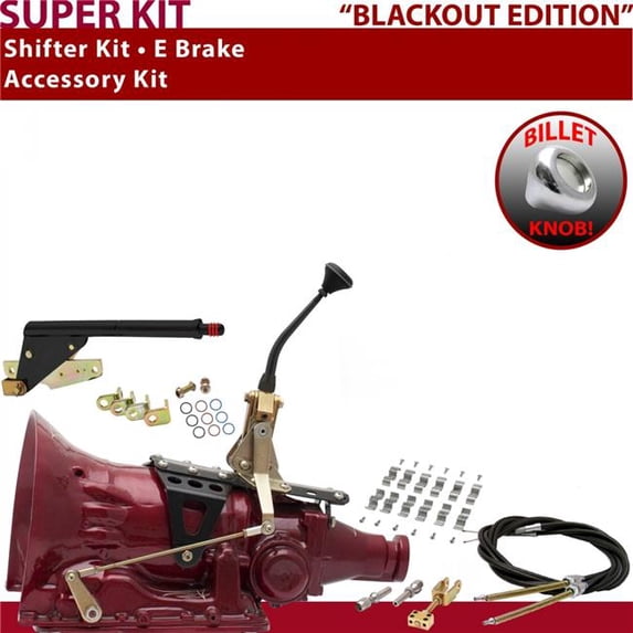 American Shifter 2004R Shifter Kit Black 8 in. E Brake Cable Clamp for EE1B2