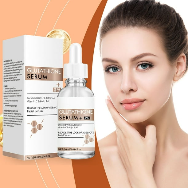 glutathione para la piel Essence Glutathione Serum Glutathione Serum Adecuado para pieles secas  Suero hidratante y reafirmante 24 horas Hidratación alta Compacto Brillante  30 ml a essence
