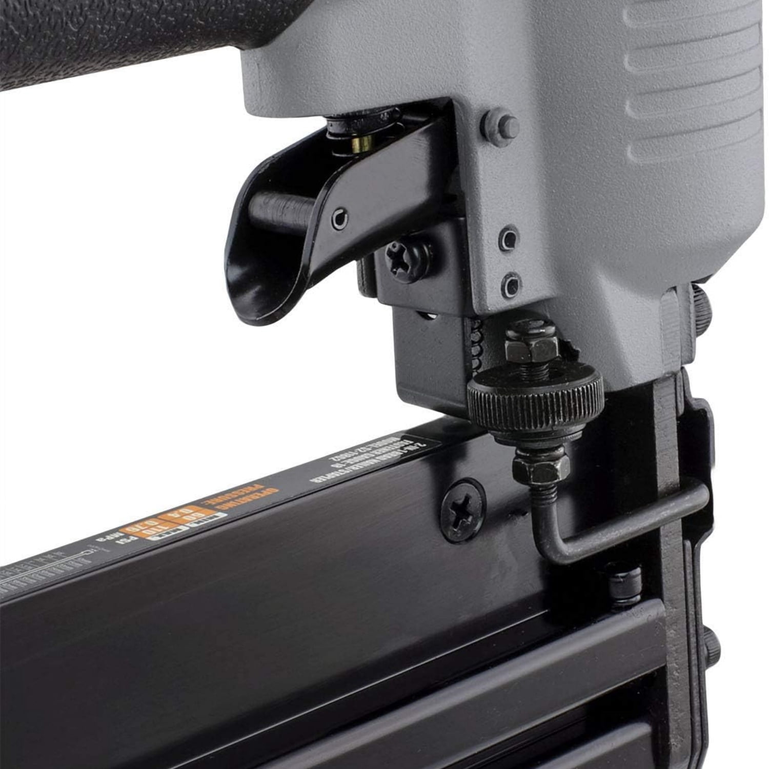 Pneumatic 2-in-1 18-Gauge Brad Nailer/Stapler with Fasteners
