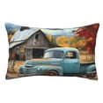 thumbnail image 1 of Fotbe Vintage Truck Farm Scene Funda de Almohada Decorativa Estilo Occidental, Lujo en Algodón, Fundas para Almohadas King, Cojín Estampado para Decoración del Hogar-16"x24", 1 of 6