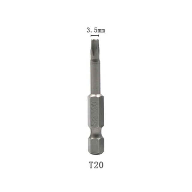 Star Screwdriver Head Tamper Proof Security Drill Bit T10-T40 For Electric Drill Magnetic Extension Adapter Star Hex Shank Bit
