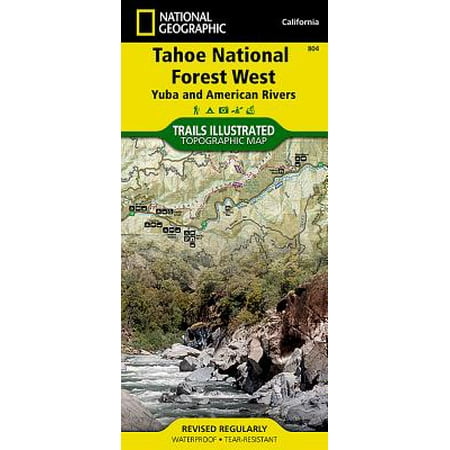 National Geographic Maps: Trails Illustrated: Tahoe National Forest West [yuba and American Rivers] - Folded