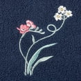 thumbnail image 4 of Linum Home Textiles 100% Turkish Cotton Stella 3PC Embellished Towel Set, Blue, 4 of 5