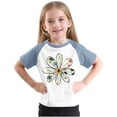 thumbnail image 4 of RXIRUCGD 2025 Vêtements d'Été pour Enfants Tout-Petits Garçons Filles Mode Mignon Col Rond Imprimé Manches Courtes Haut, 4 of 7