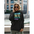 thumbnail image 2 of Got A 90's State Of Mind Hoodie Women -Image by Shutterstock, Female Large, 2 of 4