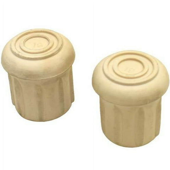 Trivantage Boat Crutch Tip 274818 | 7/8 Inch White Mooring Pole (2 PC)