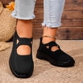 thumbnail image 3 of Rokment Womens Vintage Athletic Orthopedic Arch Support Walking Sneakers Comfortable Stretchy Solid Knit Platform Slip on Nursing Tennis Shoes, 3 of 6
