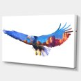 thumbnail image 2 of Eagle Illustration Double Exposition - Grande Impression sur Toile d'Art Animalier, 2 of 4
