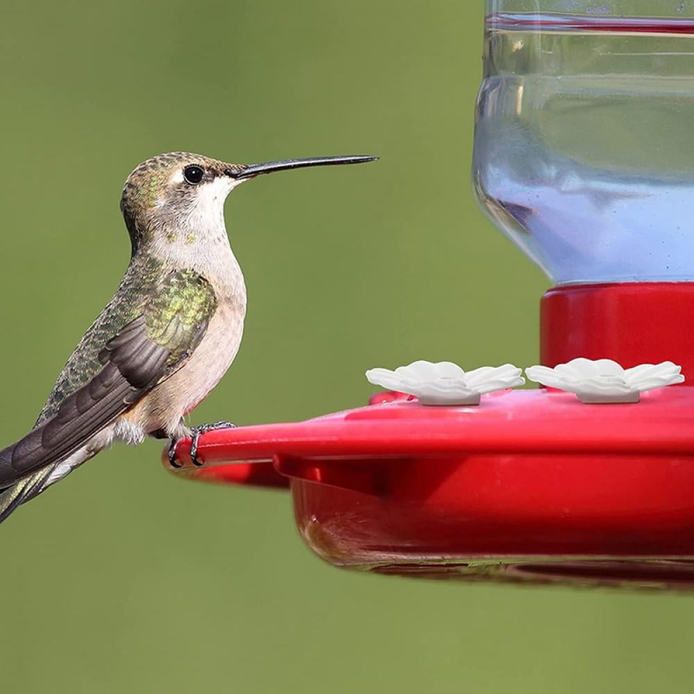 Hummingbird Feeders Replacement Flowers 10 Pieces Bird Feeder Replacement Parts Feeding Ports Replacement For Outdoors With Large Moat Hook Walmart Com Walmart Com