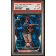 Graded 2023 Topps Bowman Chrome Sapphire Edition Luisangel Acuna #230 Prospects Rookie RC Baseball Card PSA 10 Gem Mint